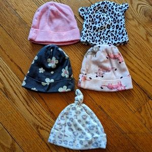 NEW 0-6m Baby Girl Hats